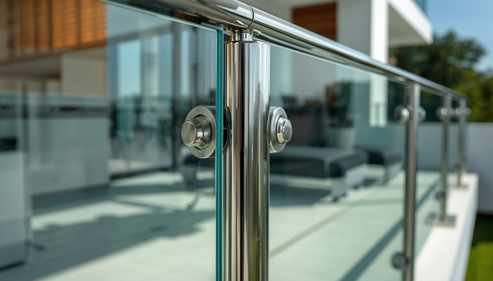 Stainless Steel Glass Railings